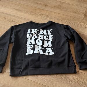 Black Graphic Sweatshirt